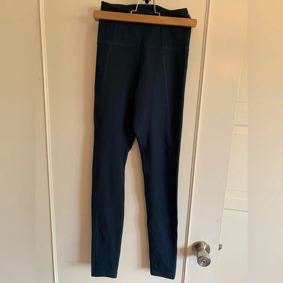 Girlfriend collective compression leggings navy blue size XXS yoga  active wear - Picture 4 of 12